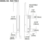 Component Hardware R25 Series w/Straight Handle Magnetic Latch Complete Component Hardware Latches %product_description%