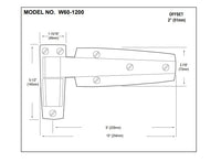 Component Hardware W60 Series Cam-Lift Hinge