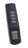 SUNPAK S34 TSR TWO STAGE REMOTE 25,000 TO 34,000 BTU Natural Gas or Liquid Propane Infrared Heater
