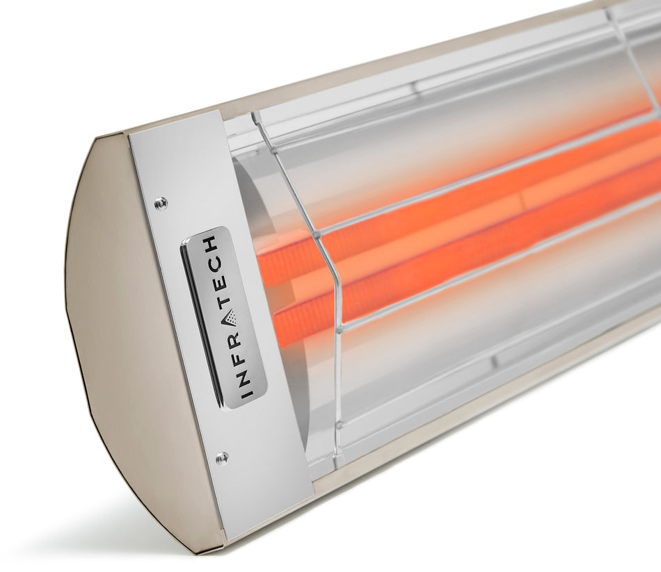 INFRATECH CD-Series 39" Dual Element 4,000 Watt 240 Volt Stainless Steel Quartz Heater